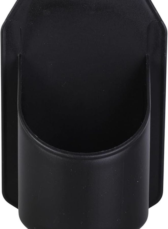 Black Wall Mounted Adhesive Beer Holder Home Beverage Container Organizer - Image 1